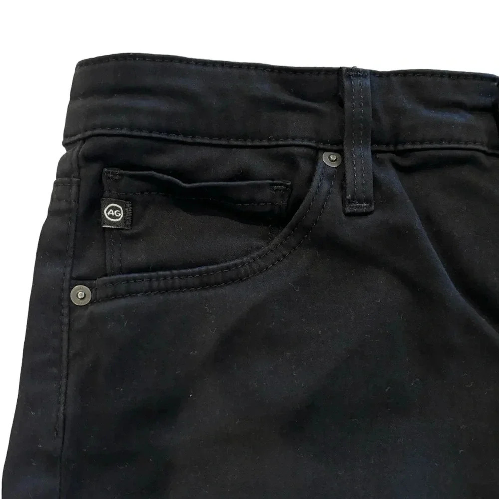 Ag The Stilt Cigarette Jeans in Super Black Size 27 - Picture 4 of 9